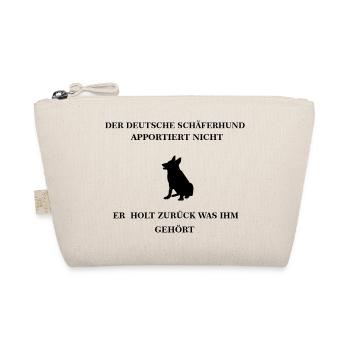 Schäferhund - Bio-Täschchen - Natur - Vorne