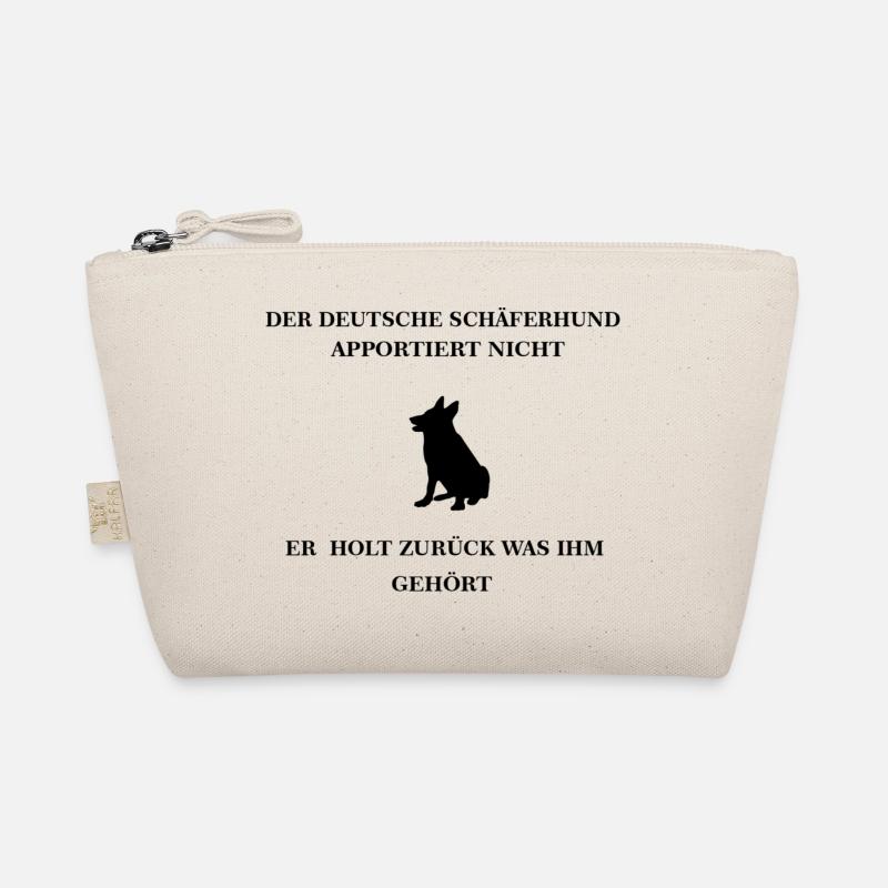 Schäferhund - Bio-Täschchen - Natur