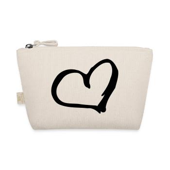 Heart - Bio-Täschchen - Natur - Vorne