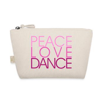 Peace Love Dance rose - Danse shirt - Trousse biologique - nature - Devant