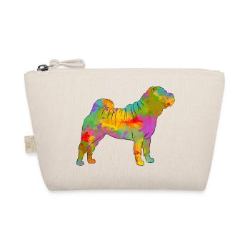 Shar Pei Multicolor - Bio-Täschchen - Natur - Vorne