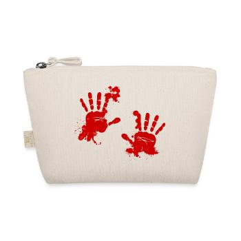 Bloody hands - Organic Pouch - nature - Front