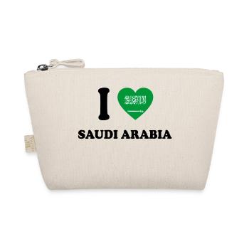 i love home land geschenk SAUDI ARABIA - Bio-Täschchen - Natur - Vorne