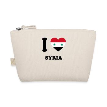 i love home land geschenk SYRIA - Bio-Täschchen - Natur - Vorne