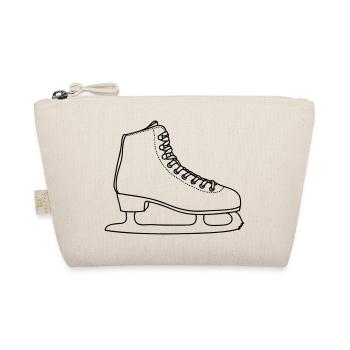 SCHLITTSCHUH Eiskunstlauf - Bio-Täschchen - Natur - Vorne