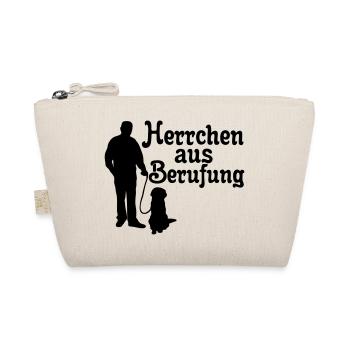 Herrchen aus Berufung, Hund, Tier, Geschenk - Bio-Täschchen - Natur - Vorne