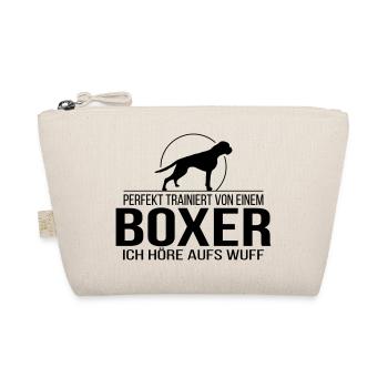 BOXER wuff - Bio-Täschchen - Natur - Vorne