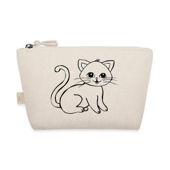 Katze - Bio-Täschchen - Natur - Vorne