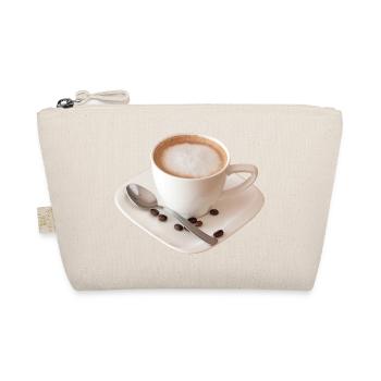 cappuccino coffee kaffee cup tasse mokka pot pott1 - Bio-Täschchen - Natur - Vorne