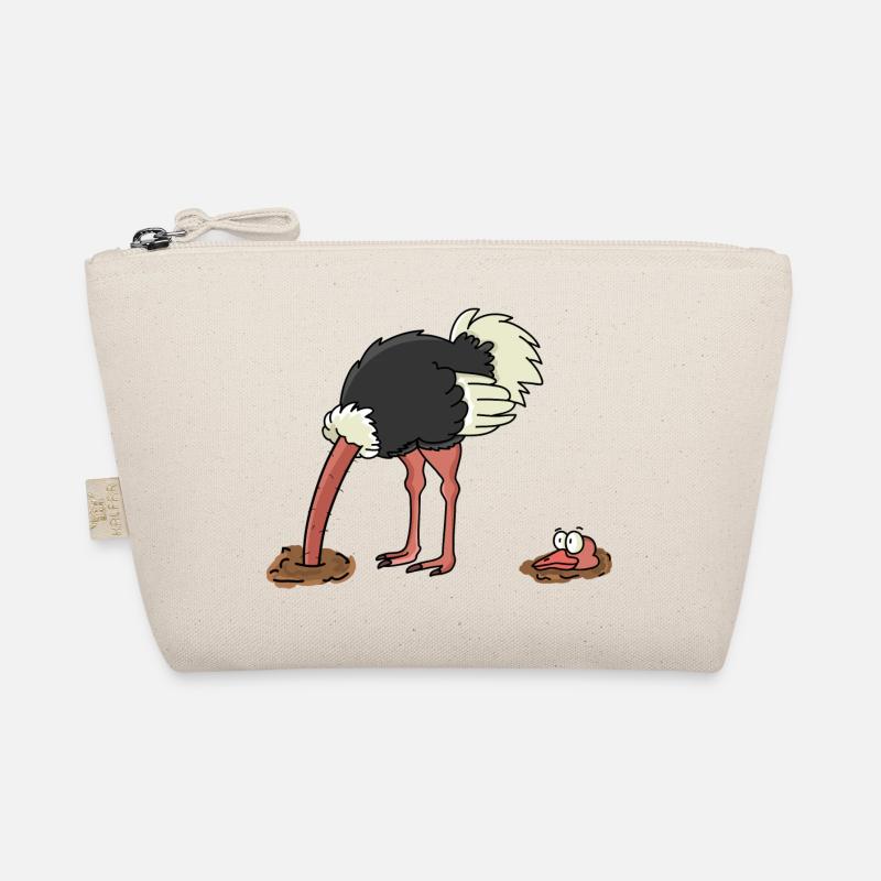 Vogelstrauß Vogel Strauß Bio-Täschchen