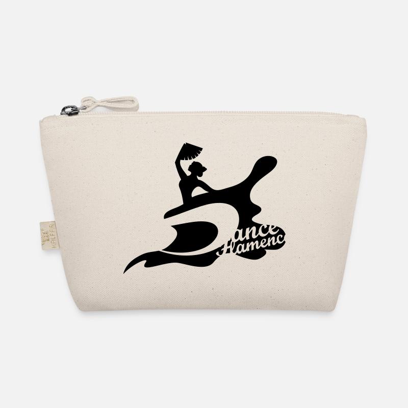 Eine Flamenco Tänzerin mit Fächer Bio-Täschchen