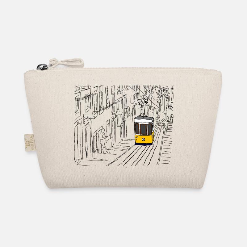 Lissabon Straßenbahn Bio-Täschchen