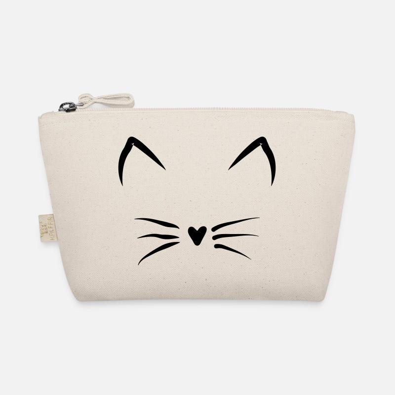 cat face Organic Pouch