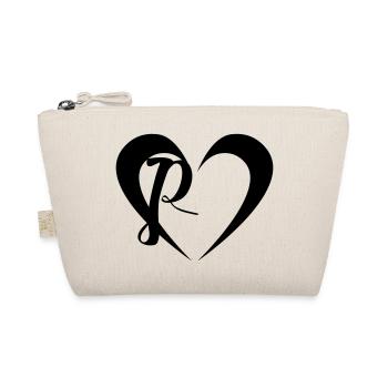 Cœur avec P - Trousse biologique - nature - Devant