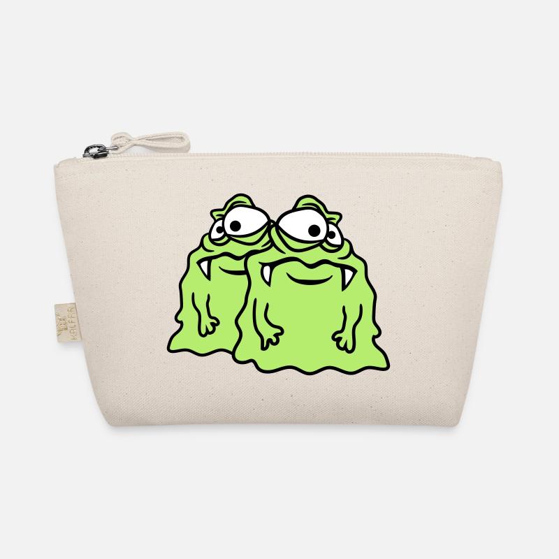 Team 2 friends couple glibber slime disgusting slime Organic Pouch