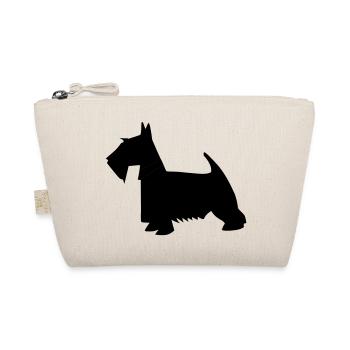 black scottish terrier - Organic Pouch - nature - Front