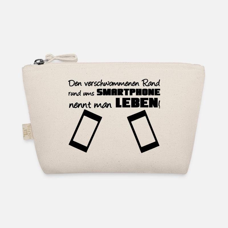 Smartphone Spruch Handy Nerd Geschenk lustig Bio-Täschchen