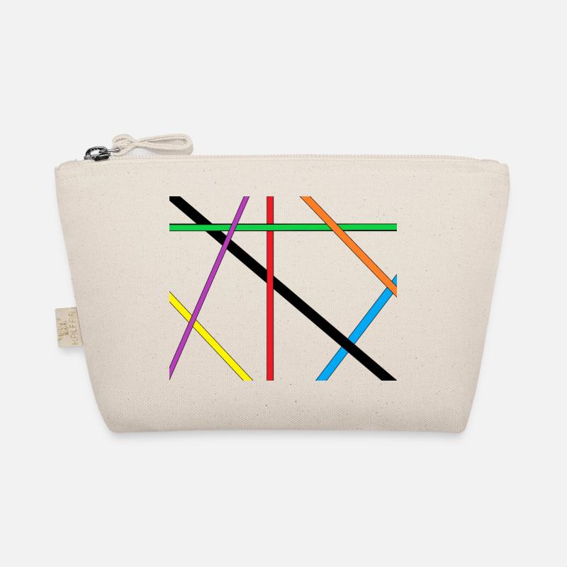 stripe - Organic Pouch - nature