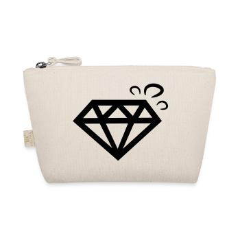 diamant diamond - Bio-Täschchen - Natur - Vorne