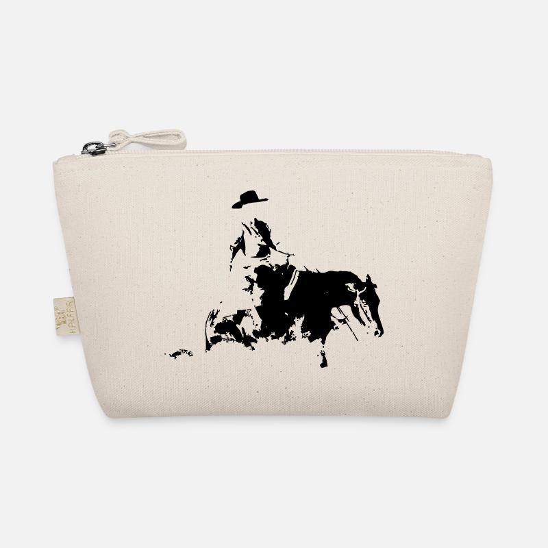 Sliding Stop Silhouette Reining Westernreiten Bio-Täschchen