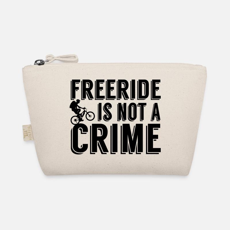 Freeride is not a crime Bio-Täschchen