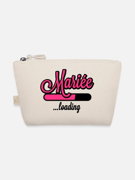 Mariée loading - Bio-Täschchen - Natur - Vorne