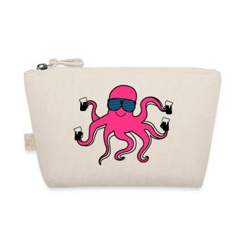 krake_mit_bier - Organic Pouch - nature - Front
