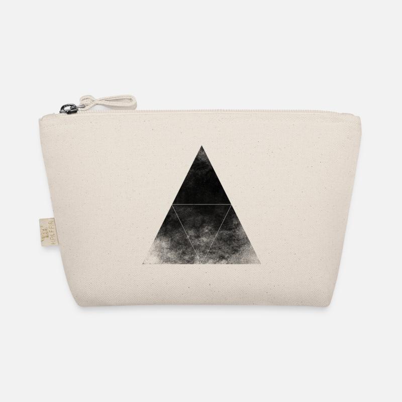 Dreieck+TRIANGLE+HIPSTER+MOUSTACHE+GEEK+SWAG STYLE Bio-Täschchen