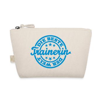 Beste Trainerin (Stempel) - Bio-Täschchen - Natur - Vorne