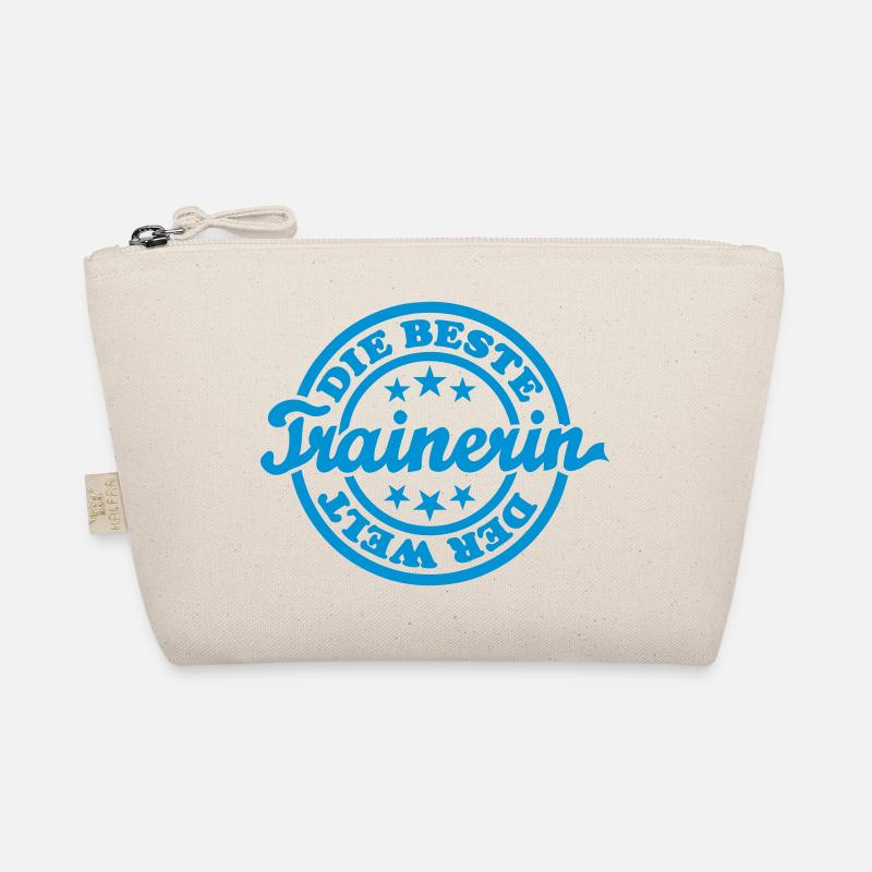 Beste Trainerin (Stempel) Bio-Täschchen