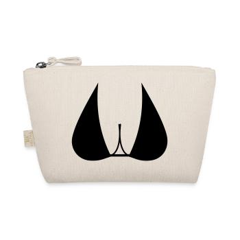 Bikini Breasts Bust Gift Idea - Organic Pouch - nature - Front