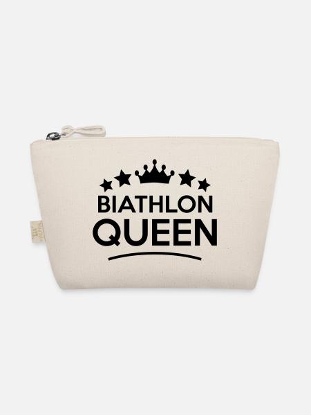 biathlon queen stars - Bio-Täschchen - Natur