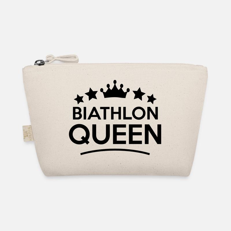 biathlon queen stars - Bio-Täschchen - Natur