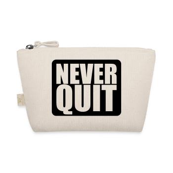 logo ne jamais quitter bouton gagnant étoiles vainqueur sport - Trousse biologique - nature - Devant