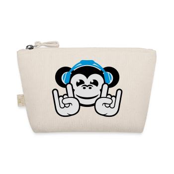 Heavy Metal Rock Hand Sign Satan party - Organic Pouch - nature - Front