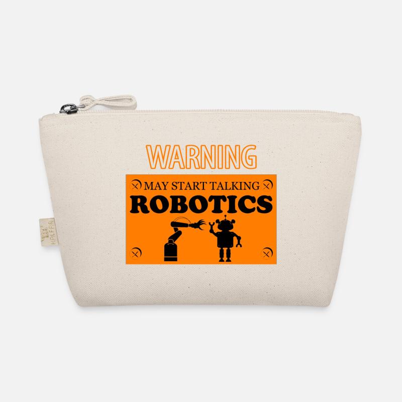 Roboter - Bio-Täschchen - Natur