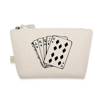 Cartes, jeu de cartes, bridge, vestes de trèfle, as * - Trousse biologique - nature - Devant