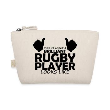 brilliant rugby player - Organic Pouch - nature - Front