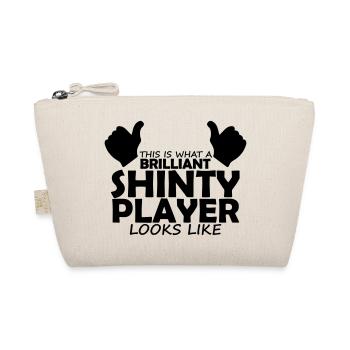 brilliant shinty player - Organic Pouch - nature - Front