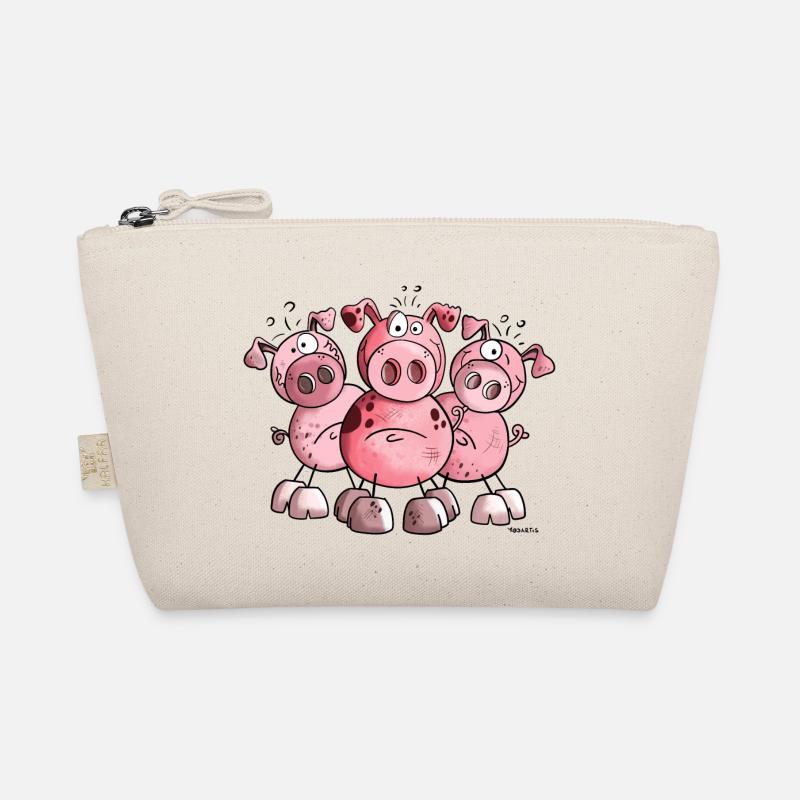 Three Pigs - Organic Pouch - nature