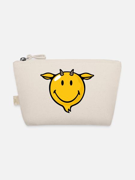 Smiley Goat - Bio-Täschchen - Natur