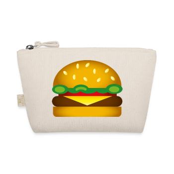 Smiley Burger - Bio-Täschchen - Natur - Vorne