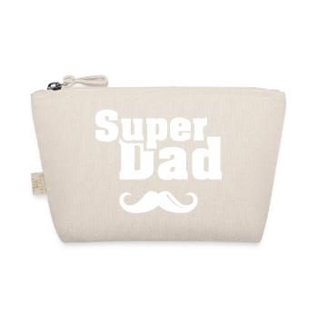 Super papa barbe papa cool logo icône disant - Trousse biologique - nature - Devant