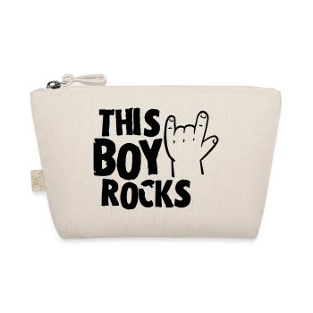 This Boy rocks - Bio-Täschchen - Natur - Vorne