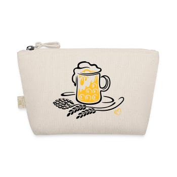 Beer Beer Mug Hops Wheat - Organic Pouch - nature - Front