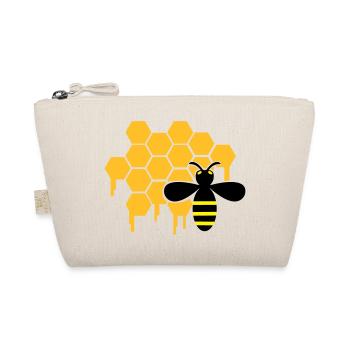 honey_wespe_02 - Bio-Täschchen - Natur - Vorne