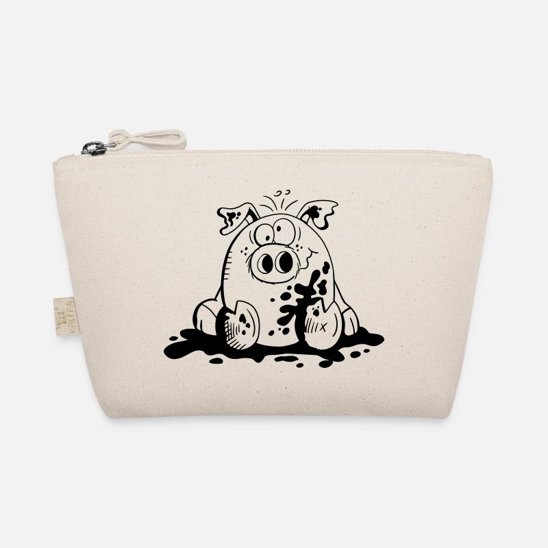 Cochon dans la boue - Cochons - Cadeau Trousse biologique