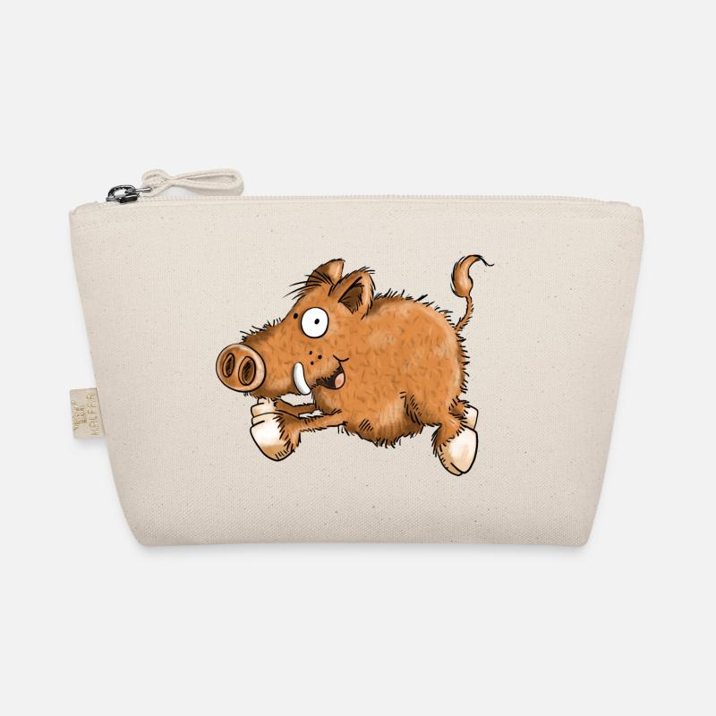 Flotte Wutz - Wildschwein - Eber - Sau - Geschenk Bio-Täschchen