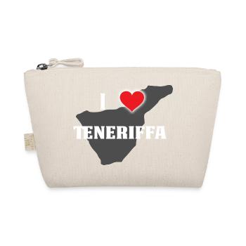 I love TENERIFFA - Ich liebe Teneriffa, Kanaren - Bio-Täschchen - Natur - Vorne