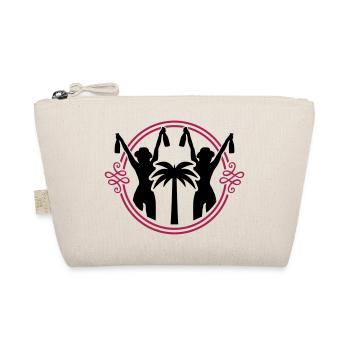 filles fête palm femmes vacances silhouette - Trousse biologique - nature - Devant